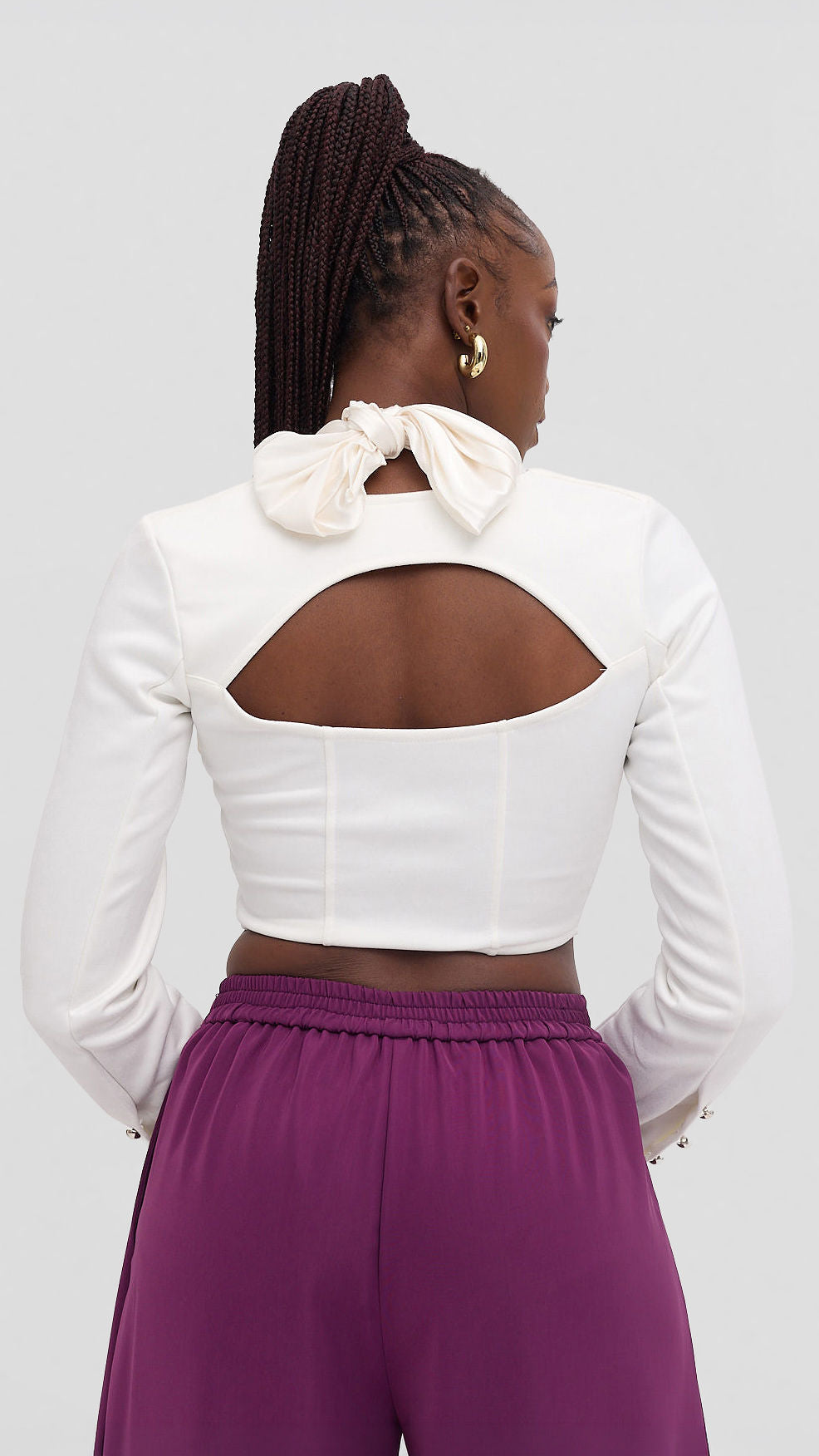 Zambarau Apparel Tausi Top - White