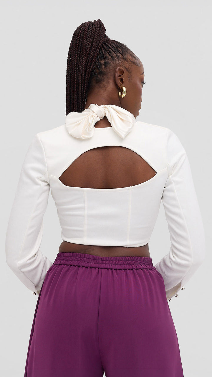 Zambarau Apparel Tausi Top - White