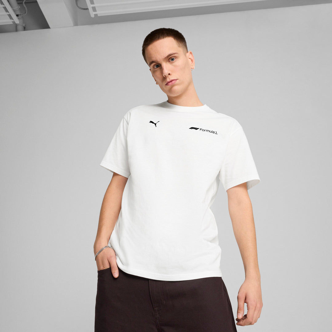 F1 Ess+ Graphic Tee Puma White