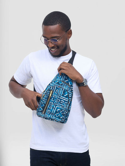 Taji Crossbody Bag - Blue - Shopzetu