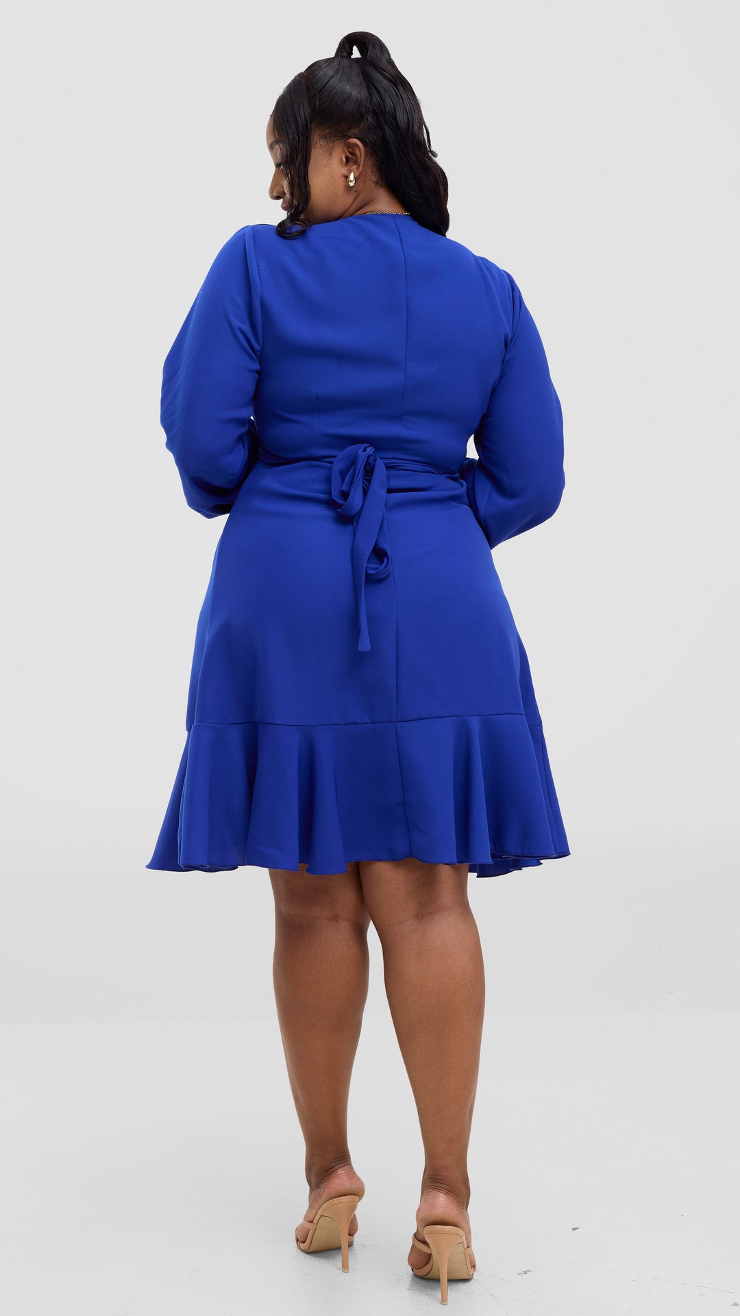 Lizola Budali Wrap Dress - Blue