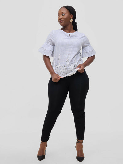 Zuana Vishudhi Top - White - Shopzetu