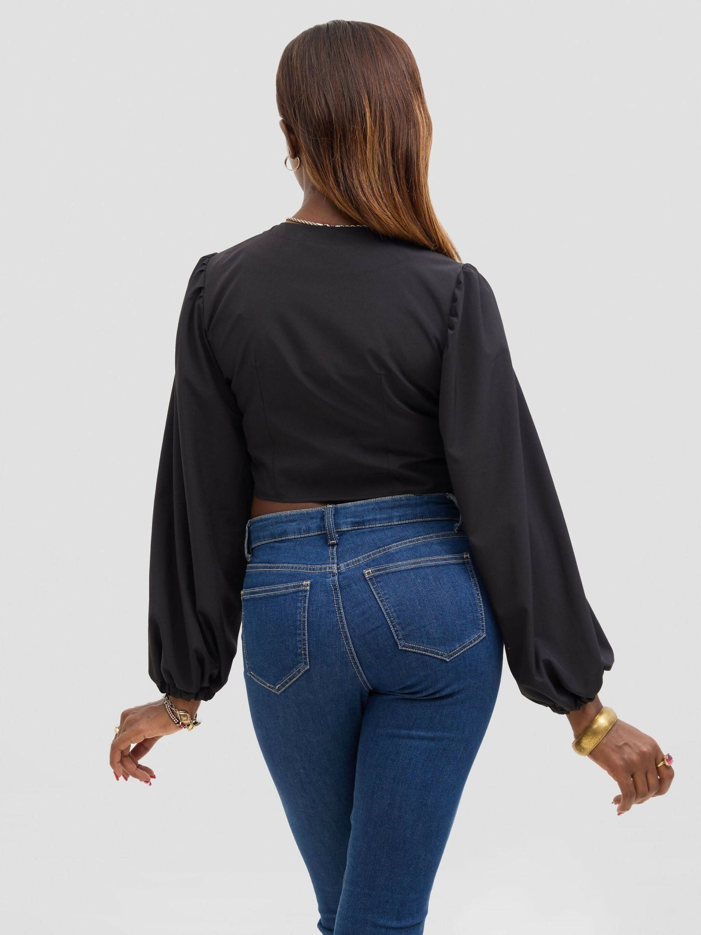 Cuttfitt Crop Top - Black - Shopzetu