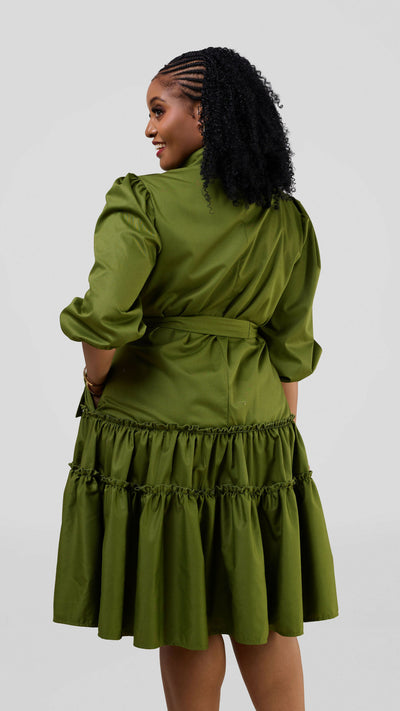 Lizola Melanie Shift Dress - Green