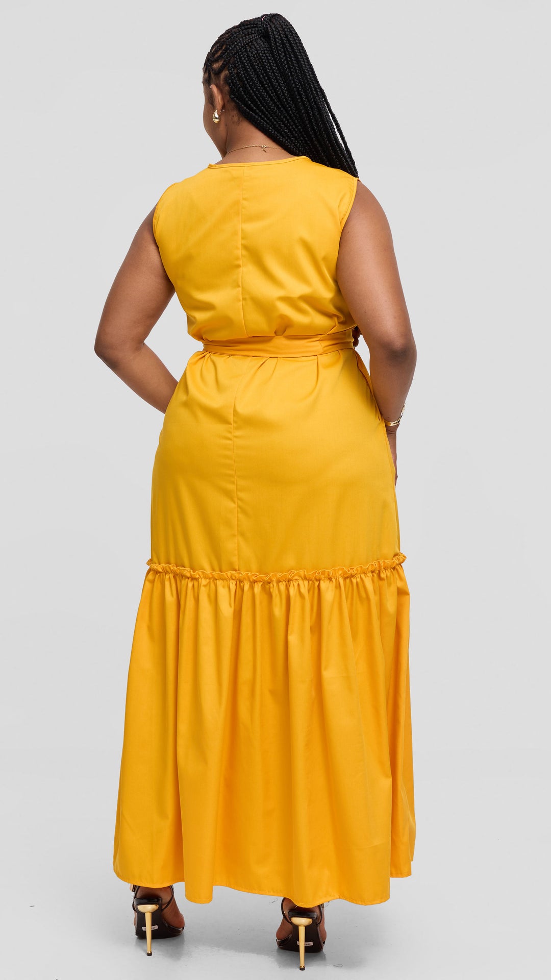 Lizola Valentina Maxi Dress - Mustard