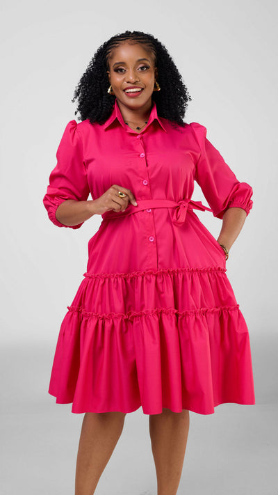 Lizola Meilani Shift Dress - Pink