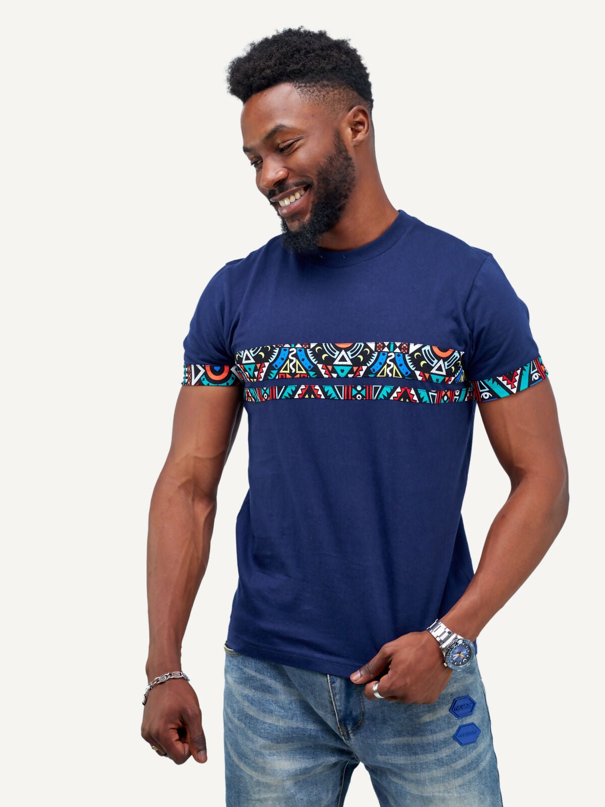 Kitu Kali Premium T-shirt - Navy Blue - Shopzetu