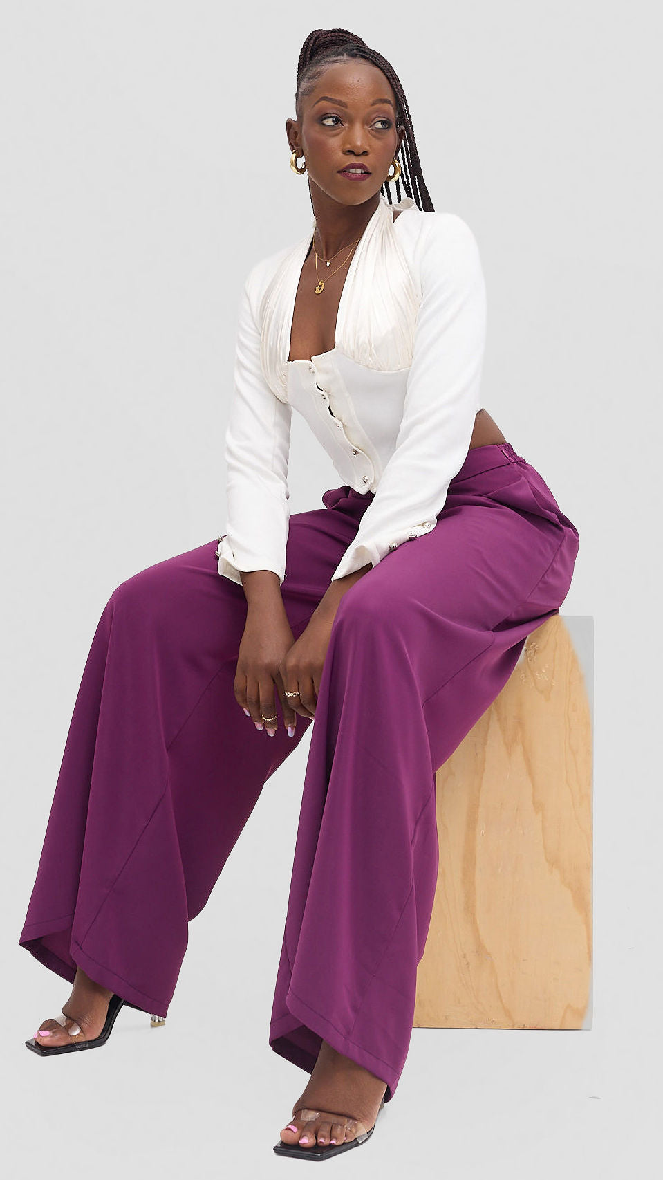 Zambarau Apparel Tausi Top - White