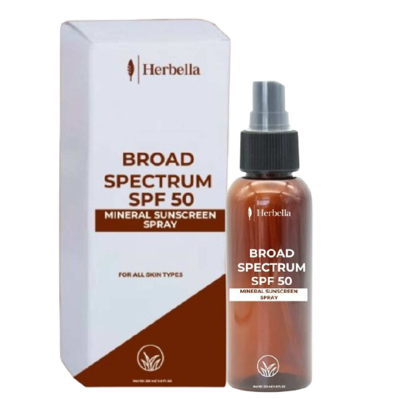 Kipusa Beauty Herbella Broad Spectrum SPF 50 - Brown - Shopzetu