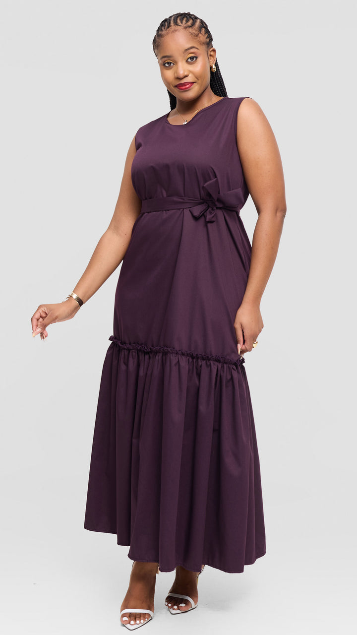 Lizola Tiffany Maxi Dress - Dark Purple