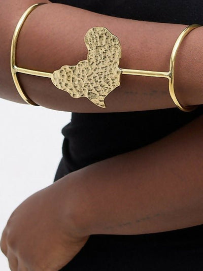 Purely Brass Kamili Bracelet - Brass - Shopzetu