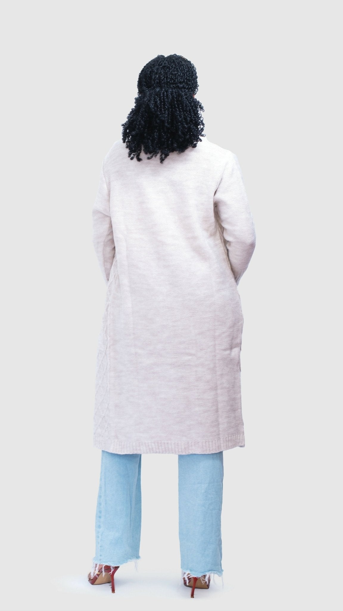 The Fashion Frenzy Waterfall Cardigan - Champagne - Shopzetu