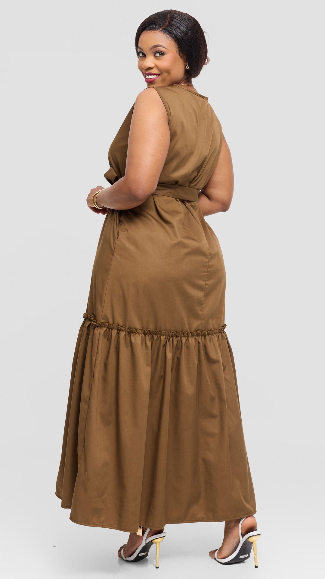 Lizola Valery Maxi Dress - Brown