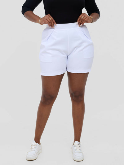 HOT Ruba Shorts - White - Shopzetu