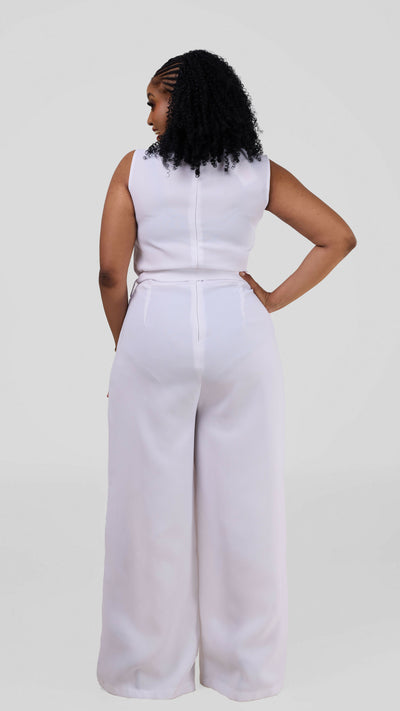 Lizola Margaret Jumpsuit - White