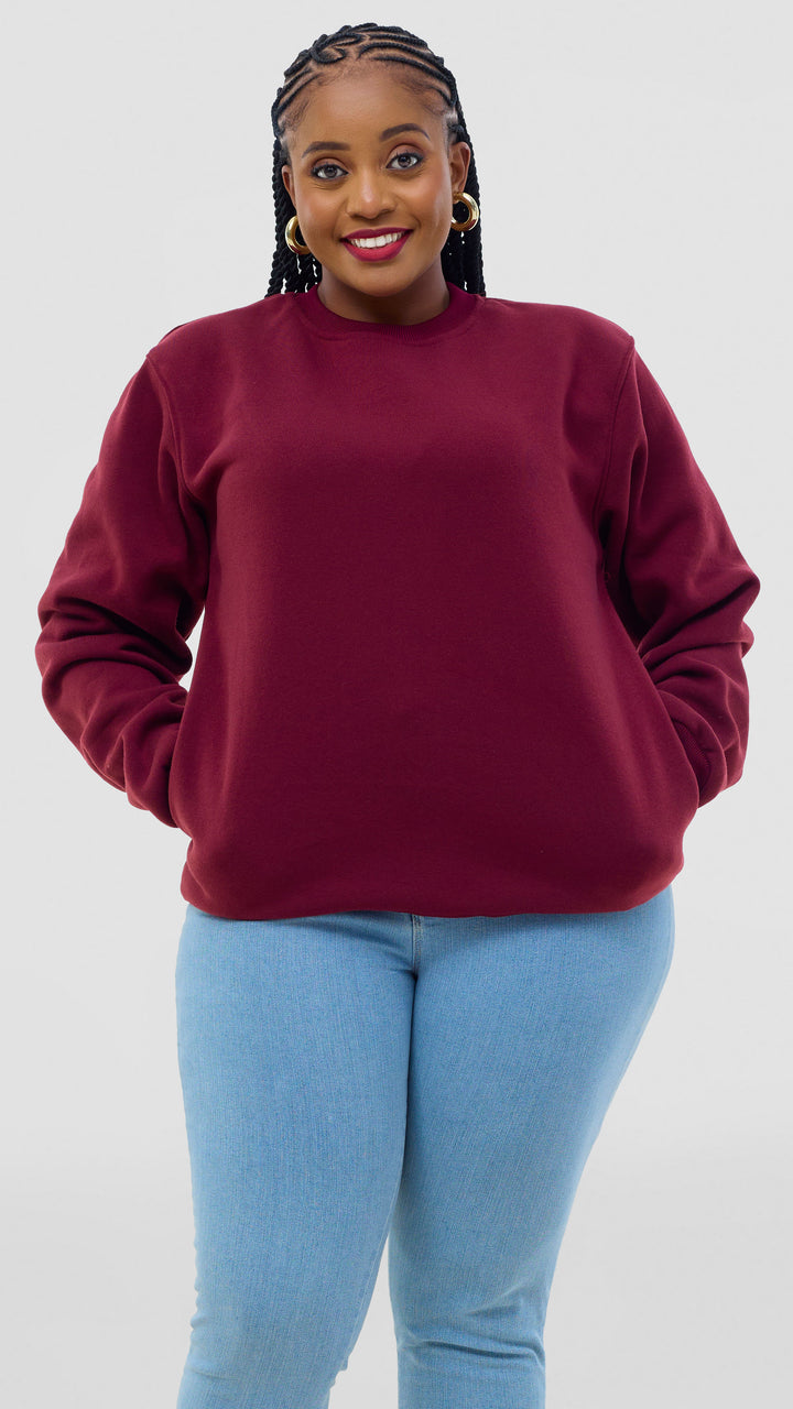 Timyt Urban Wear Signature Sweatshirt - Maroon