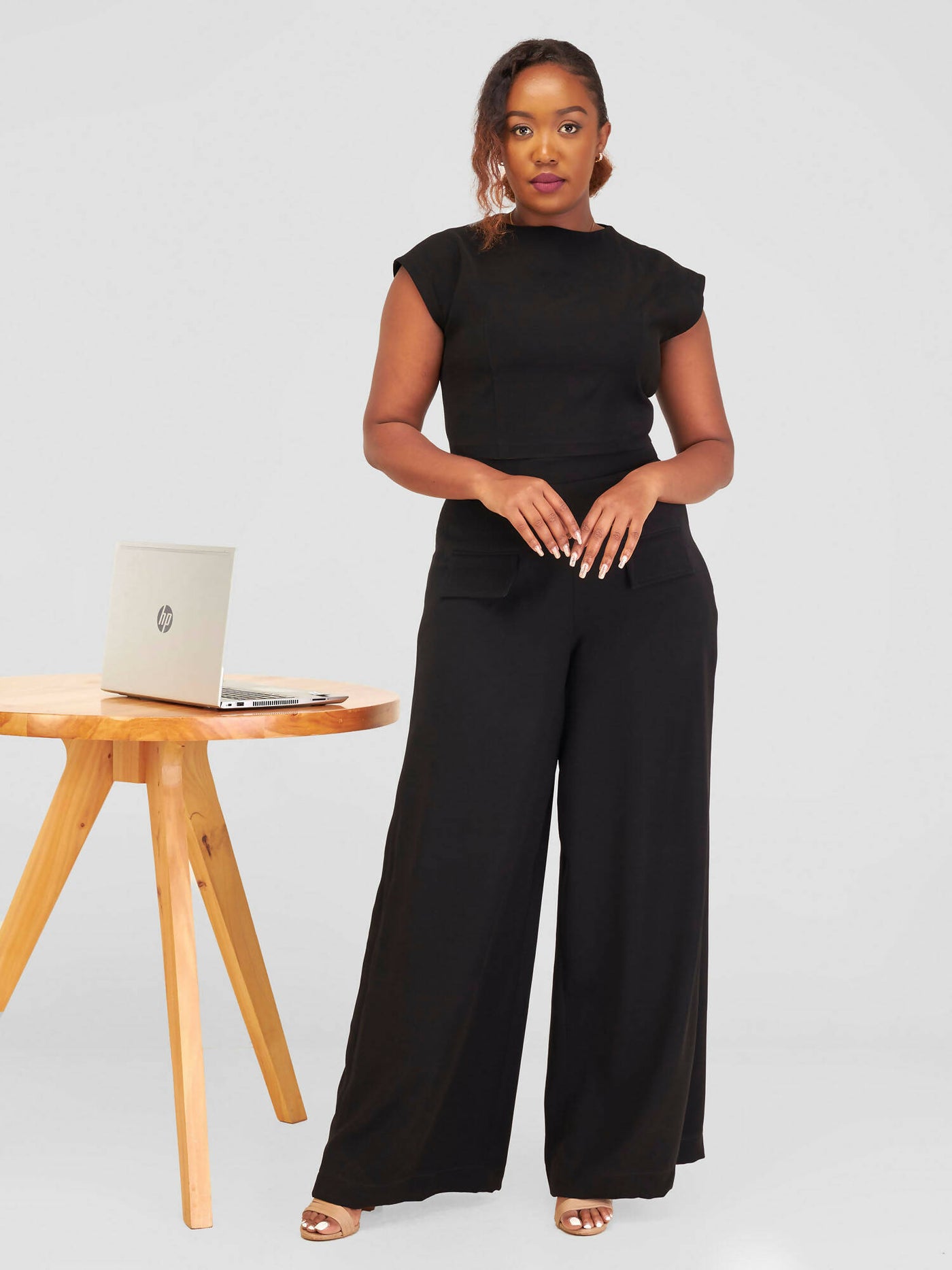 Izulu Wanjiru Pant Set - Black - Shopzetu