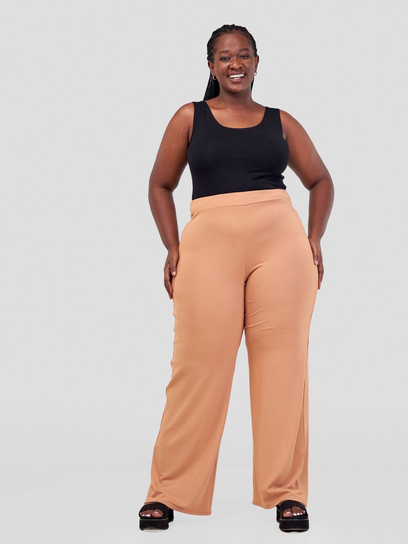 Vivo Jira Lounge Pants - Tan - Shopzetu