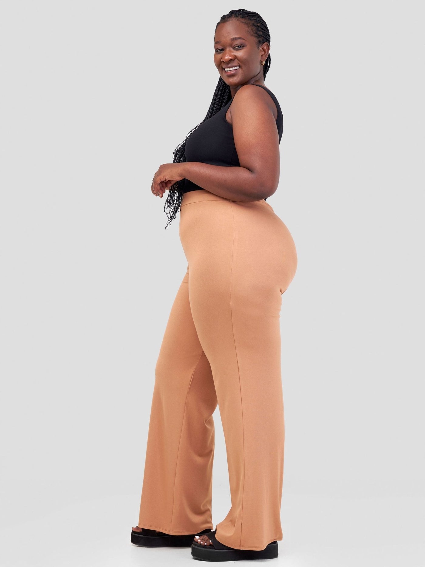 Vivo Jira Lounge Pants - Tan - Shopzetu