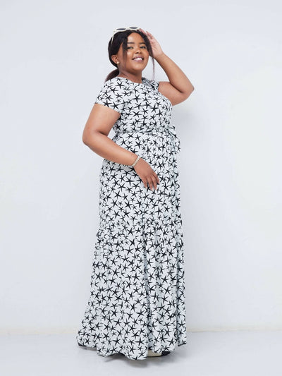Phyls Collections Lindi Maxi Dress - Black - Shopzetu