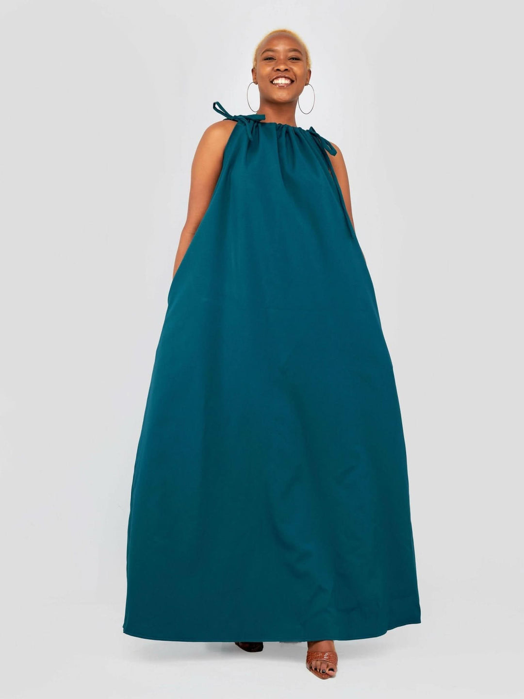 Izulu Havannah Dress - Blue - Shopzetu