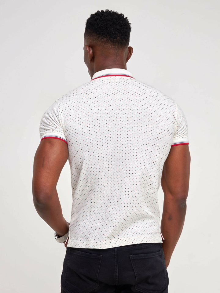 Hessed Unisex Polo T-Shirts - White - Shopzetu