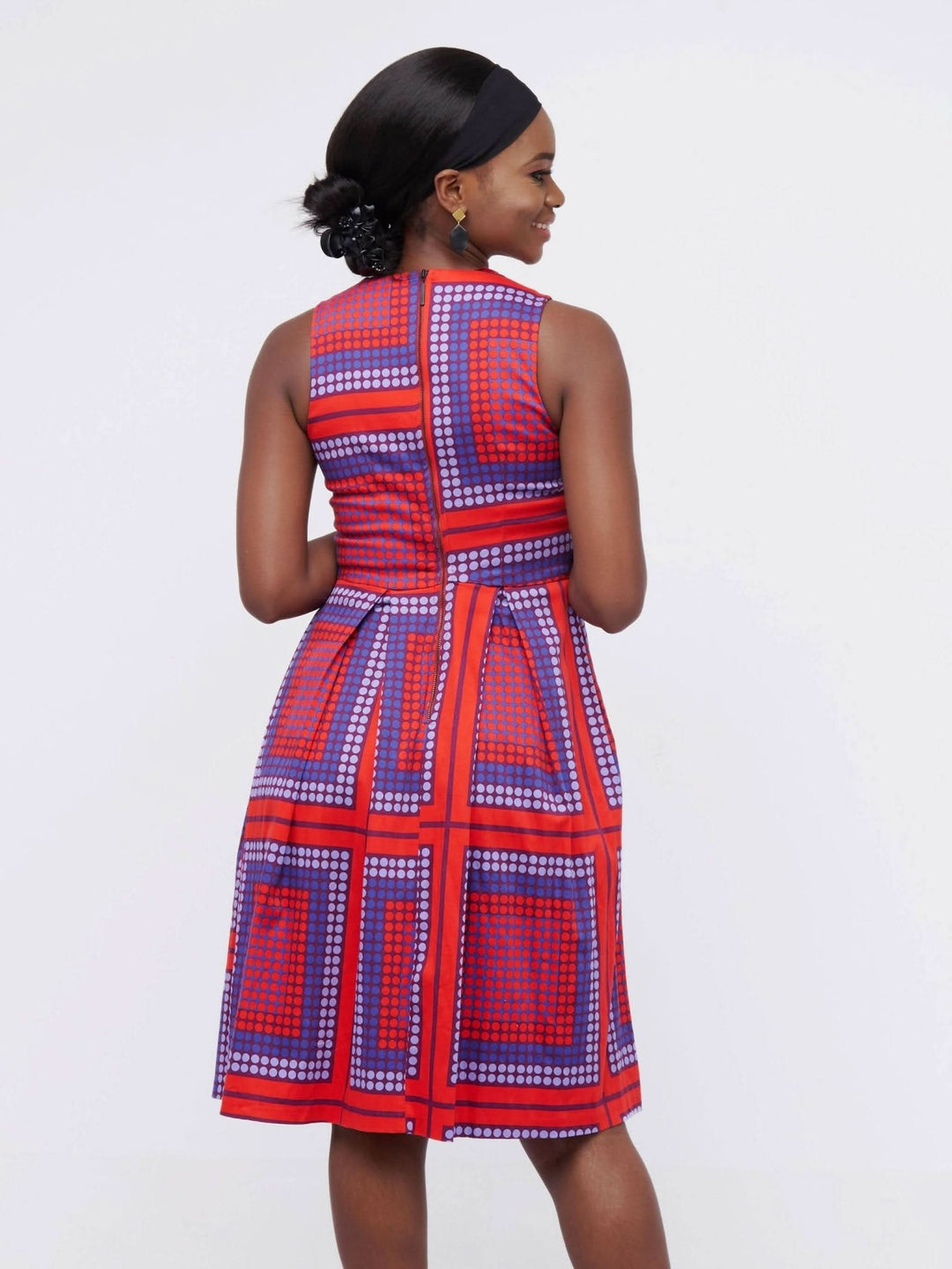 The Fashion Frenzy Polka Skater - Red - Shopzetu