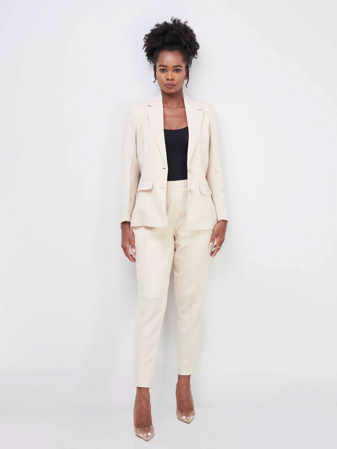 Light Suit - Cream - Shopzetu