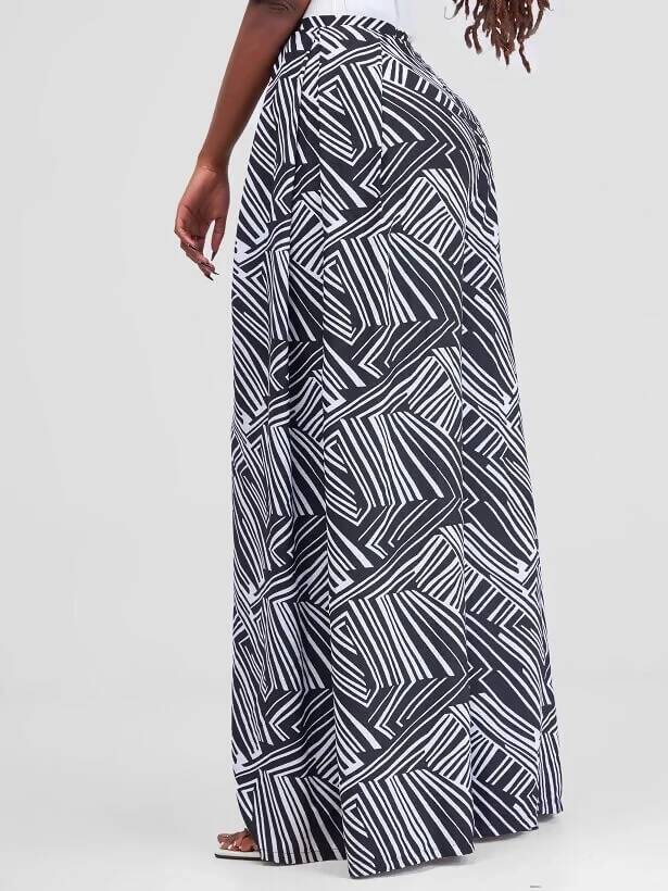 African Yuva Ifunaya Pants - Black - Shopzetu