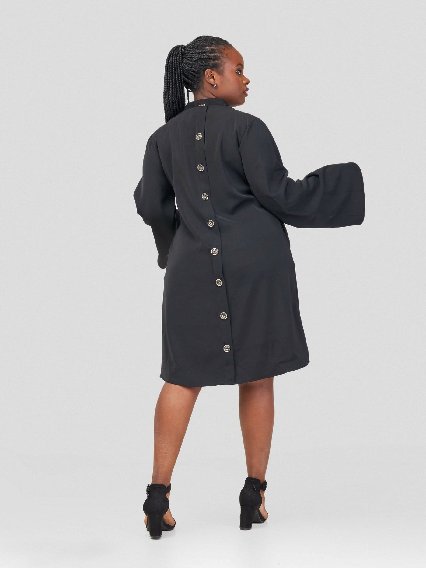 HOT Azani Shift Dress - Black - Shopzetu