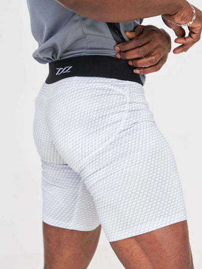ZbyZ Do You Compression Shorts - White - Shopzetu