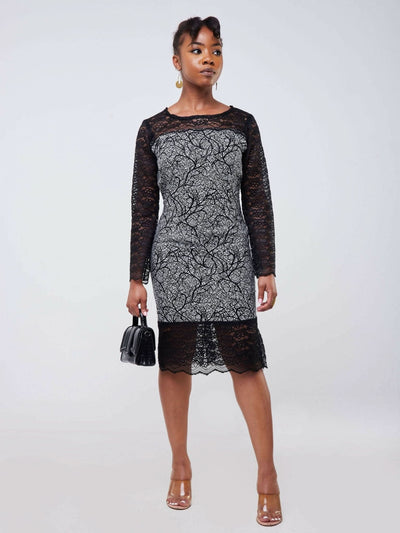 Zola Black Crystal Ankara - Black - Shopzetu