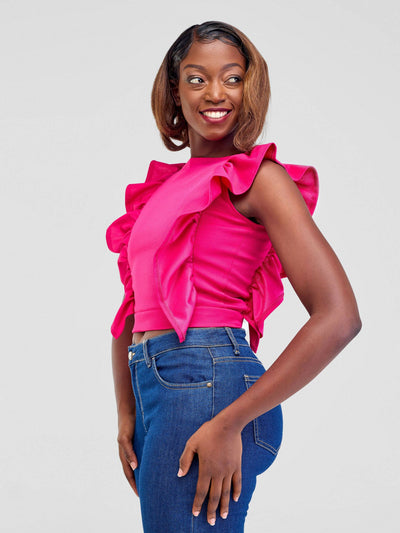 Chic Clique Maua Top - Pink - Shopzetu