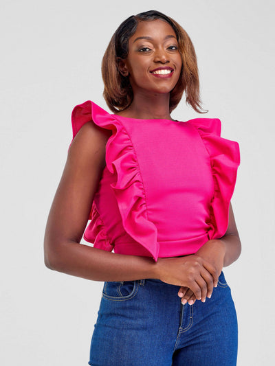 Chic Clique Maua Top - Pink - Shopzetu