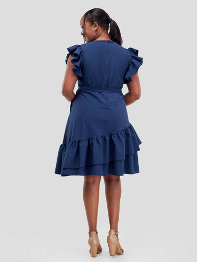 Magali Designs Lulu Dress - Navy Blue - Shopzetu