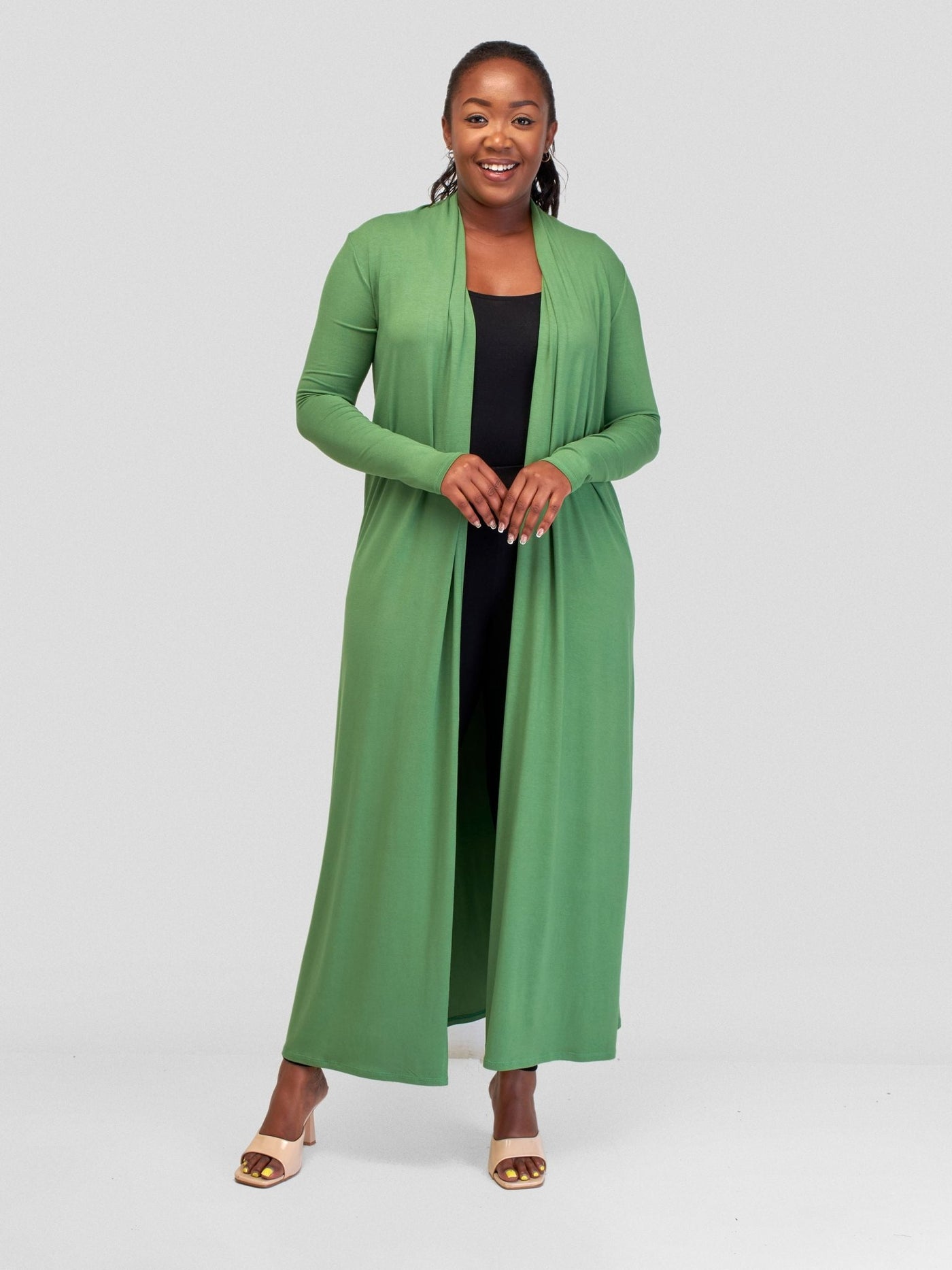 Vivo Extra Long May Jersey Waterfall - Green - Shopzetu
