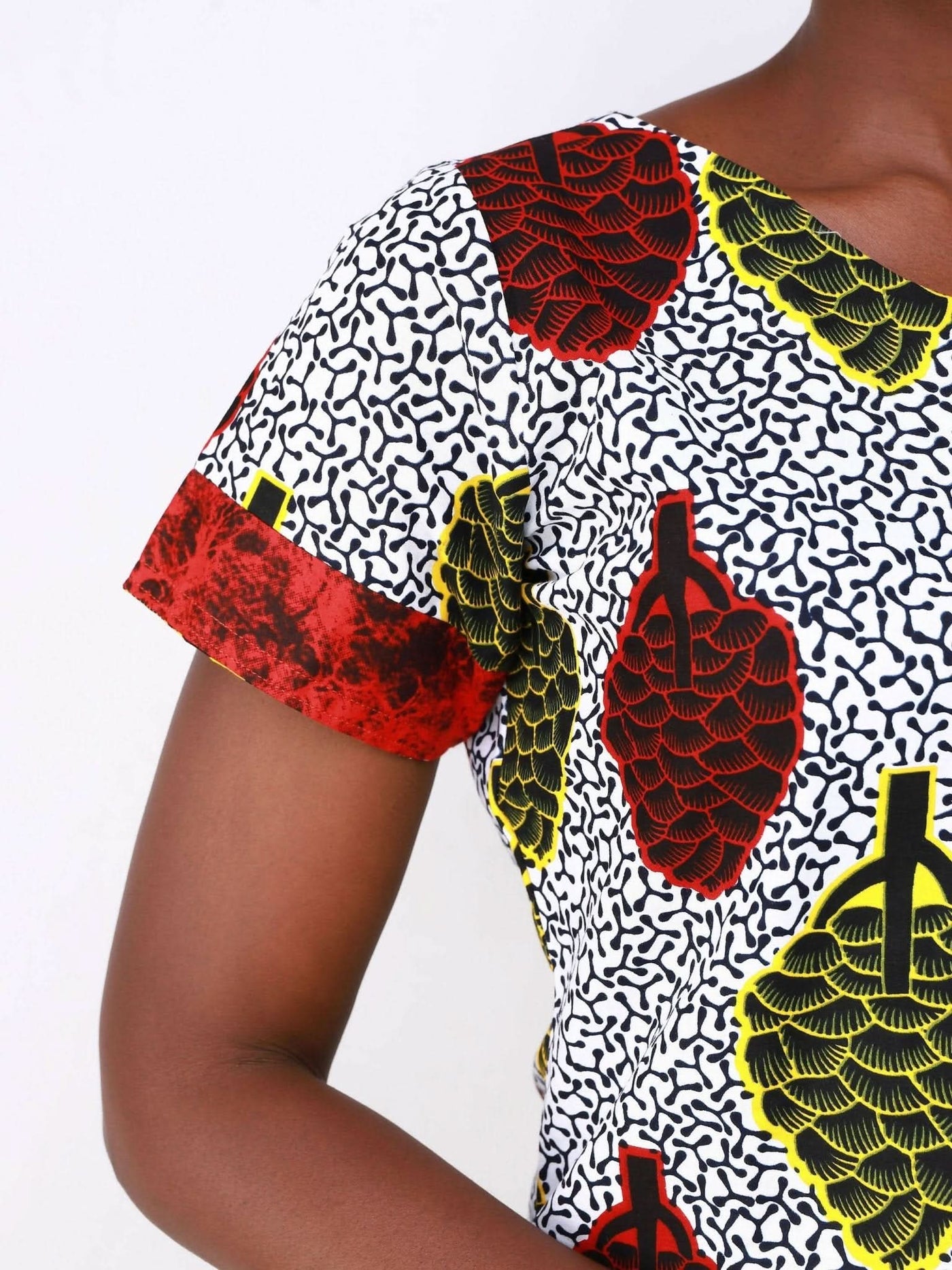 Ancestral House Africa Inspired Uwa Loose Dress - Grey - Shopzetu