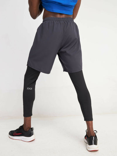 ZbyZ Too Focused Shorts - Grey - Shopzetu