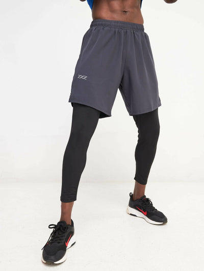 ZbyZ Too Focused Shorts - Grey - Shopzetu