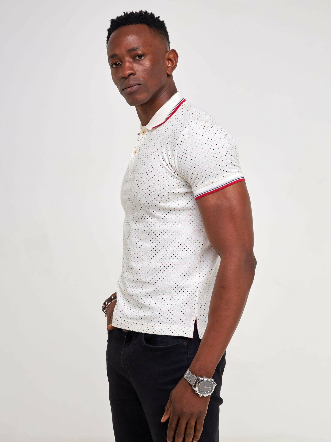 Hessed Unisex Polo T-Shirts - White - Shopzetu