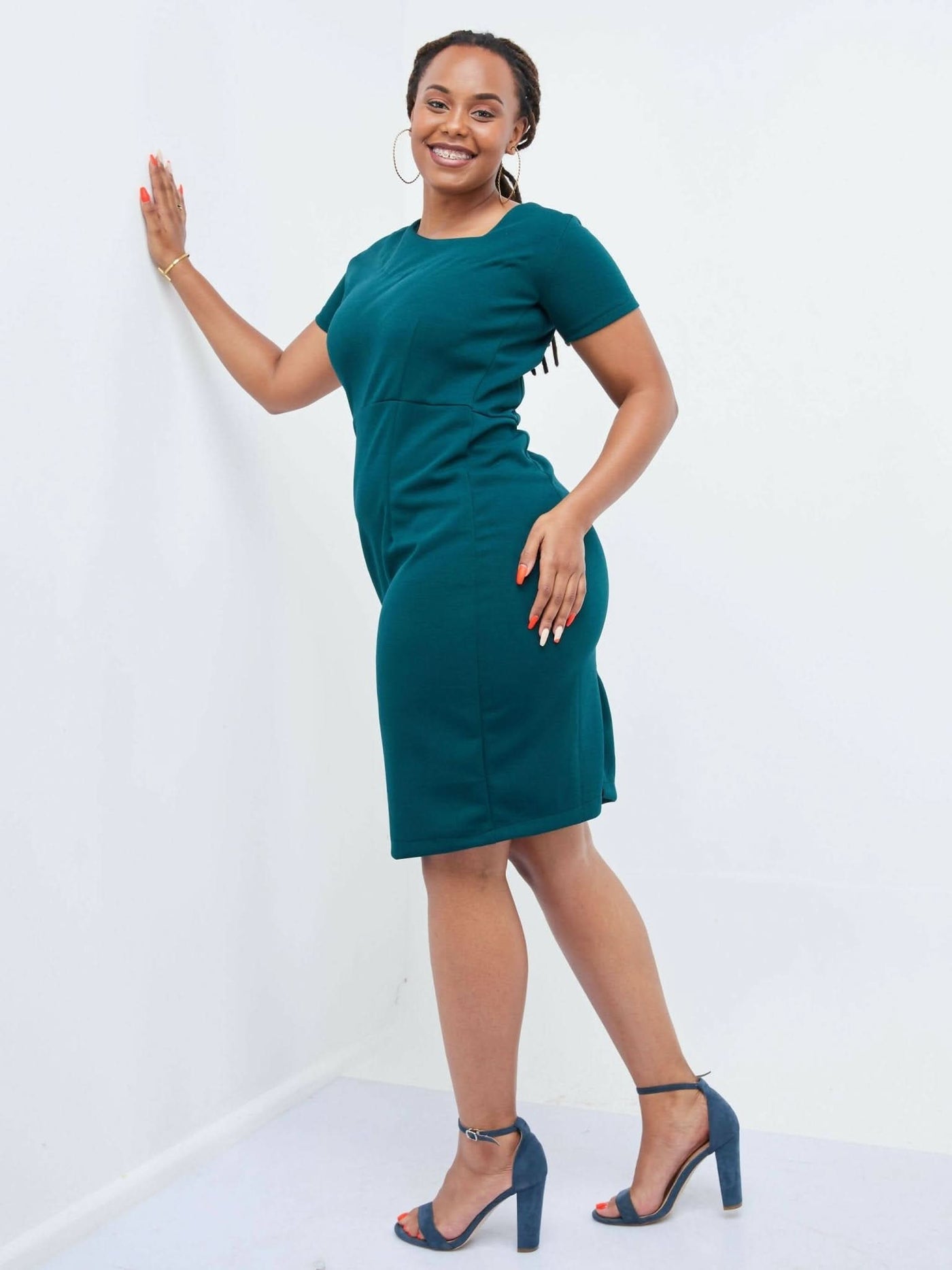 Da'joy Fashions Official Dress - Green - Shopzetu