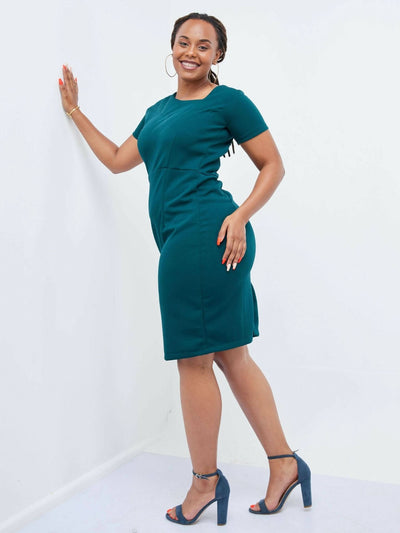Da'joy Fashions Official Dress - Green - Shopzetu