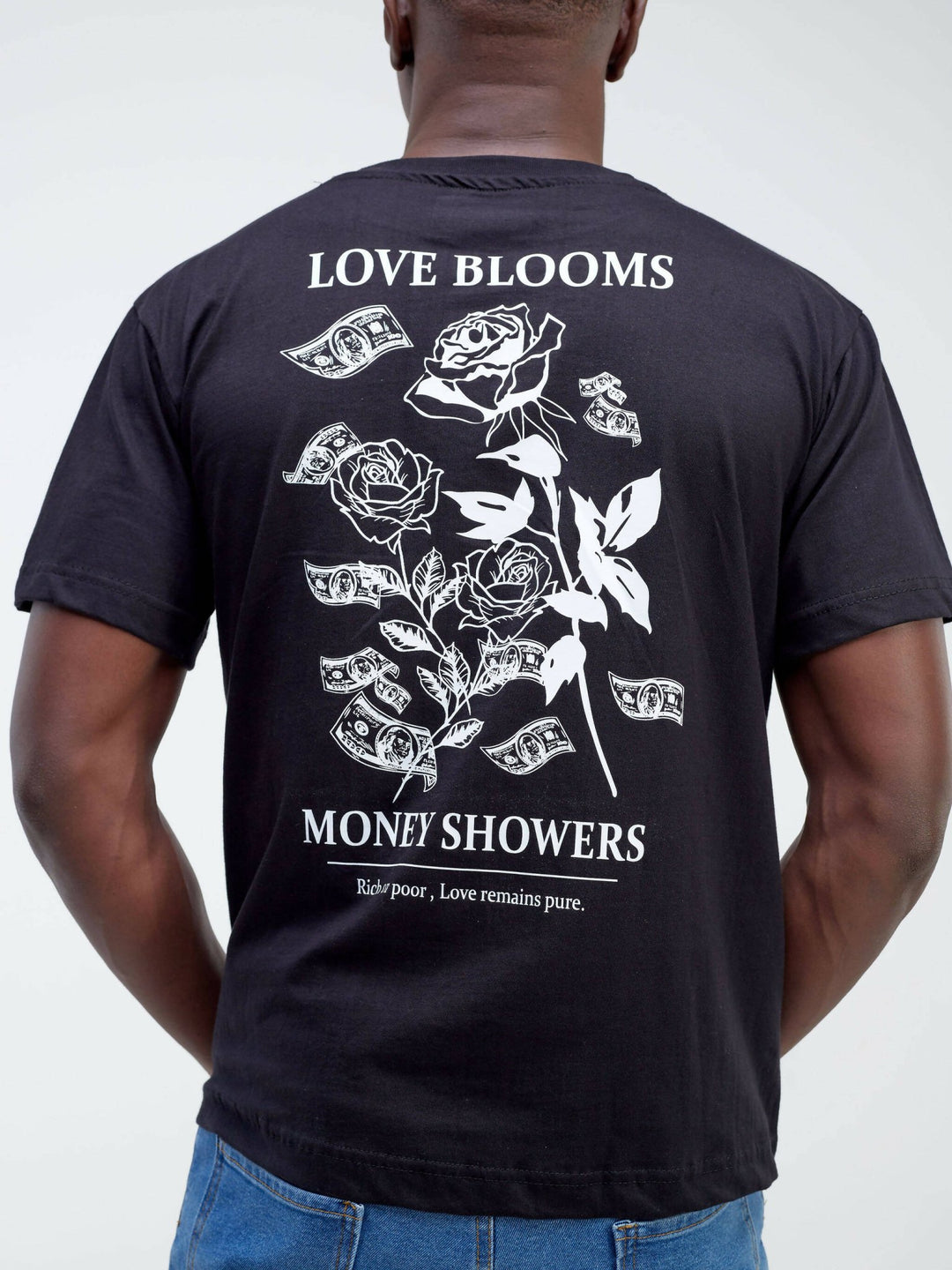 Cheezydrip Love & Money T-shirt - Black - Shopzetu