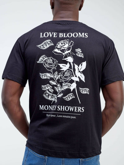 Cheezydrip Love & Money T-shirt - Black - Shopzetu
