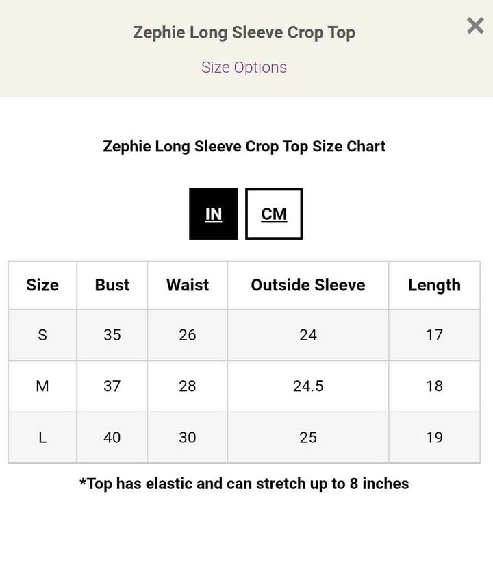 WSC Pambo Nalani Zephie Long Sleeve Crop Top - White - Shopzetu