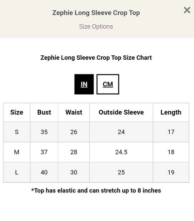 WSC Pambo Nalani Zephie Long Sleeve Crop Top - White - Shopzetu