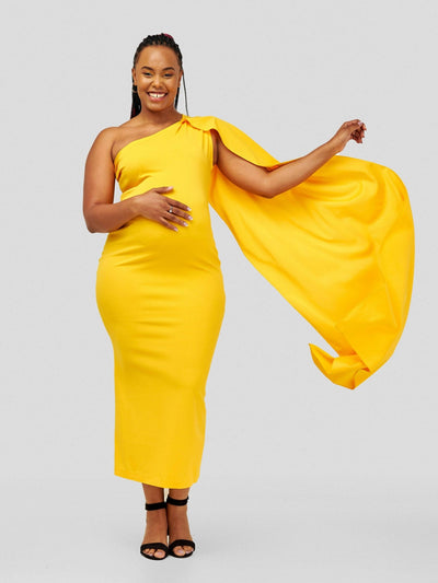 Vintlyne Pauline Dress - Yellow - Shopzetu