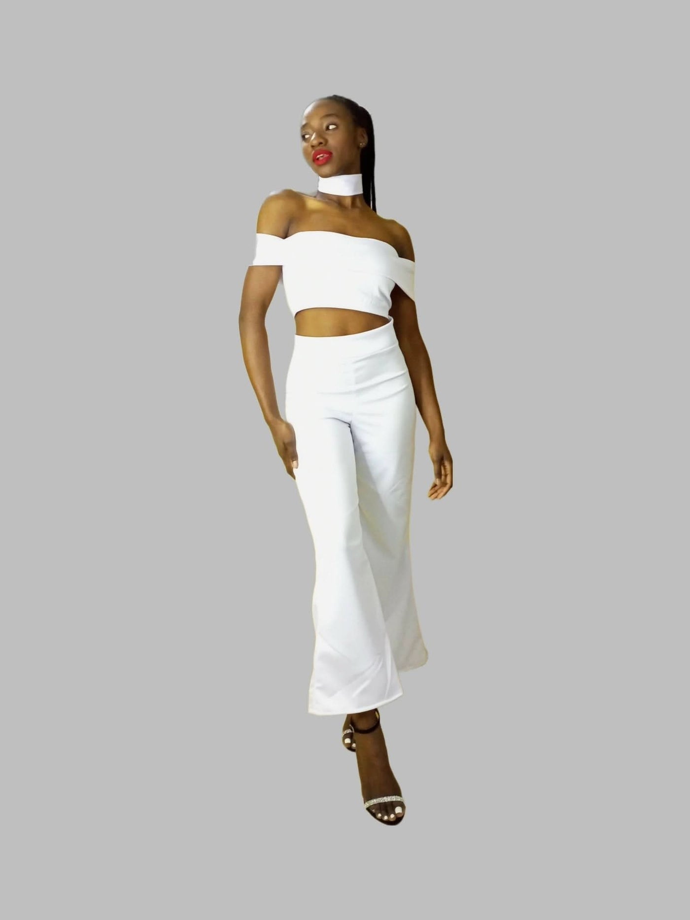 Da'joy Fashions Pants Set - White - Shopzetu