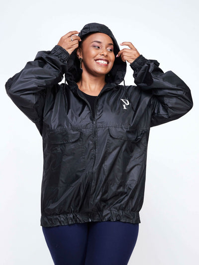Executive waterproof Rain Jacket - Black
