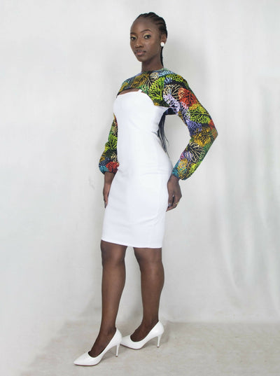Da'joy Fashions Olinda Dress - White - Shopzetu